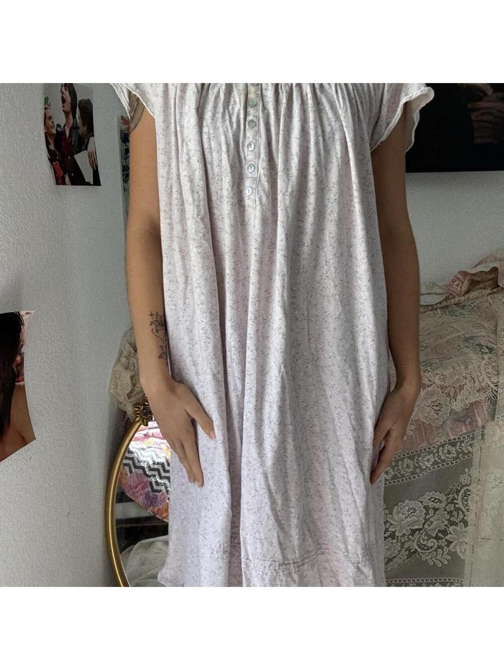 Miss Elaine Women's Purple and Silver Pajama